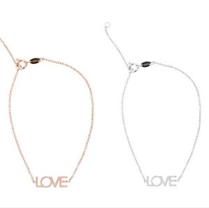 TWO Maya Brenner LOVE Bracelets